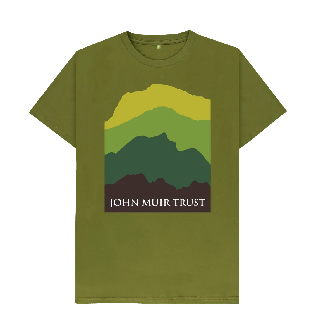 Four Mountains Men's T-shirt - New Green