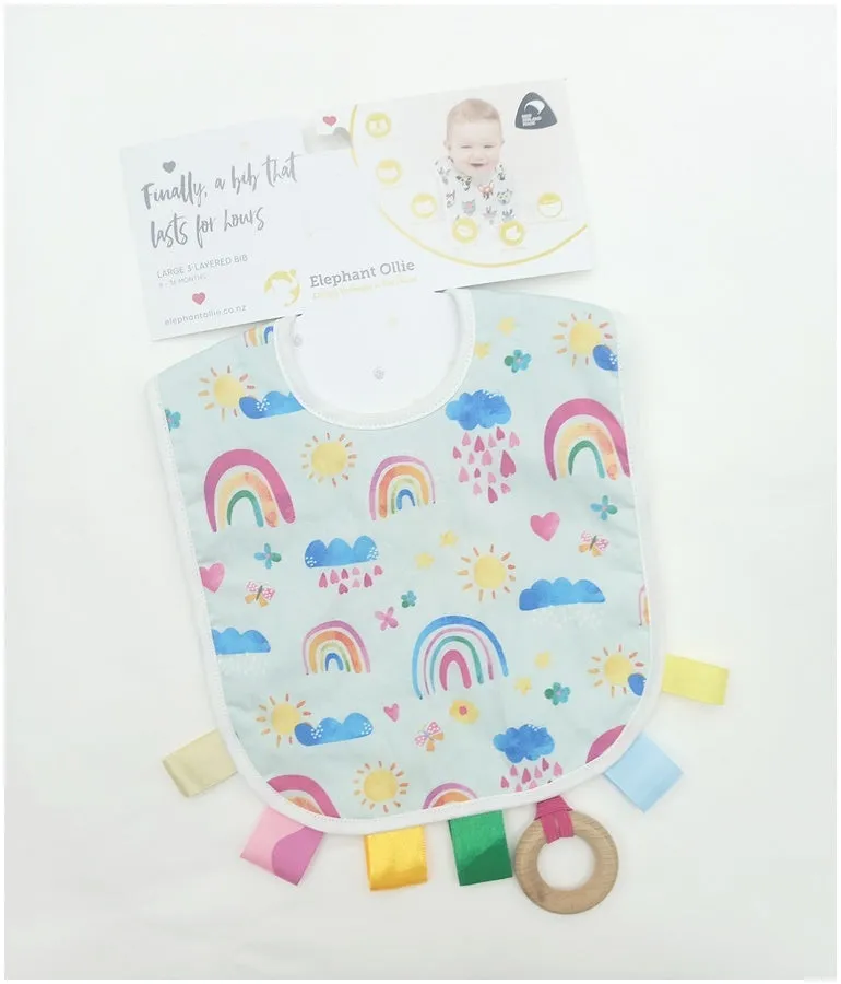 Friendly Sky (teething bib)