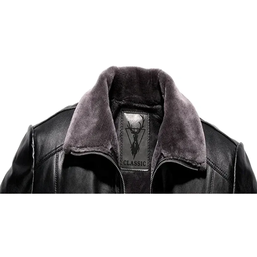 Funki Buys | Jackets | Men's Leather Fleece Motorcycle Jackets