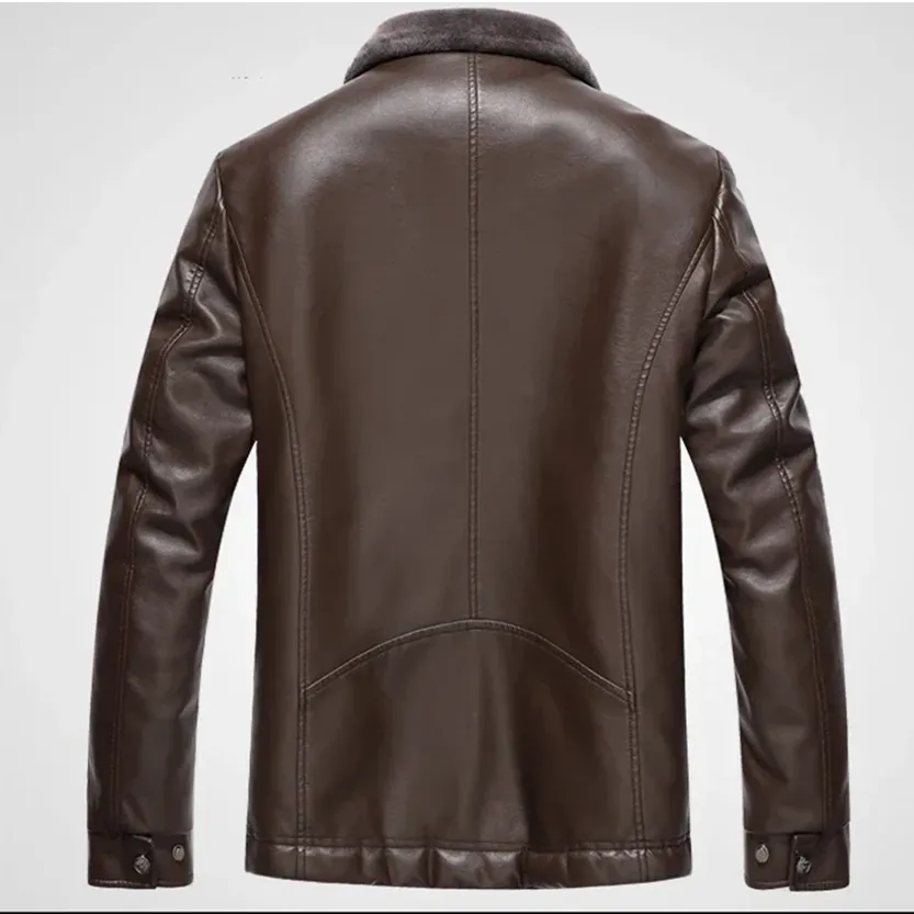 Funki Buys | Jackets | Men's Leather Fleece Motorcycle Jackets