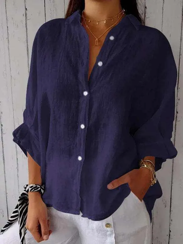 Glow Chic's Cotton And Linen Fashion Shirt