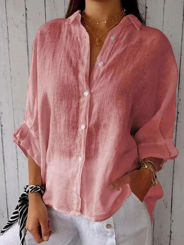 Glow Chic's Cotton And Linen Fashion Shirt