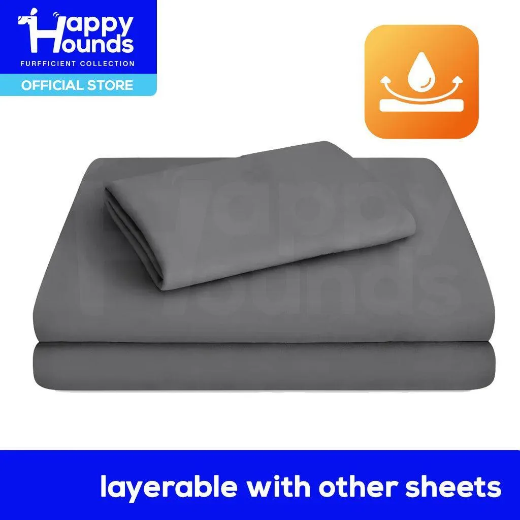 Happy Hounds 4-in-1 Furfficient Hydrophobic Sheets Set (Pebble Grey)