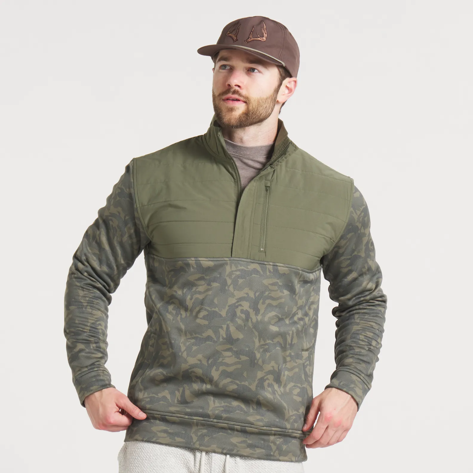 Harris Stretch Pullover - Duck Camo