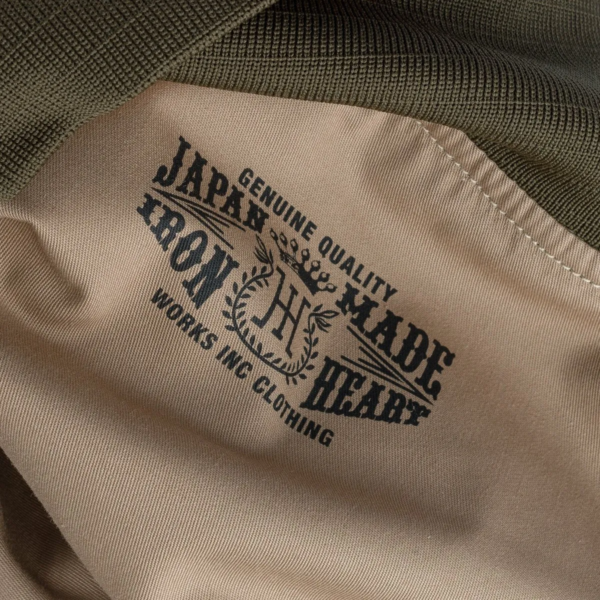 Iron Heart IHJ-130-OLV-NP Reversible Tanker Jacket - Olive (No Patch)