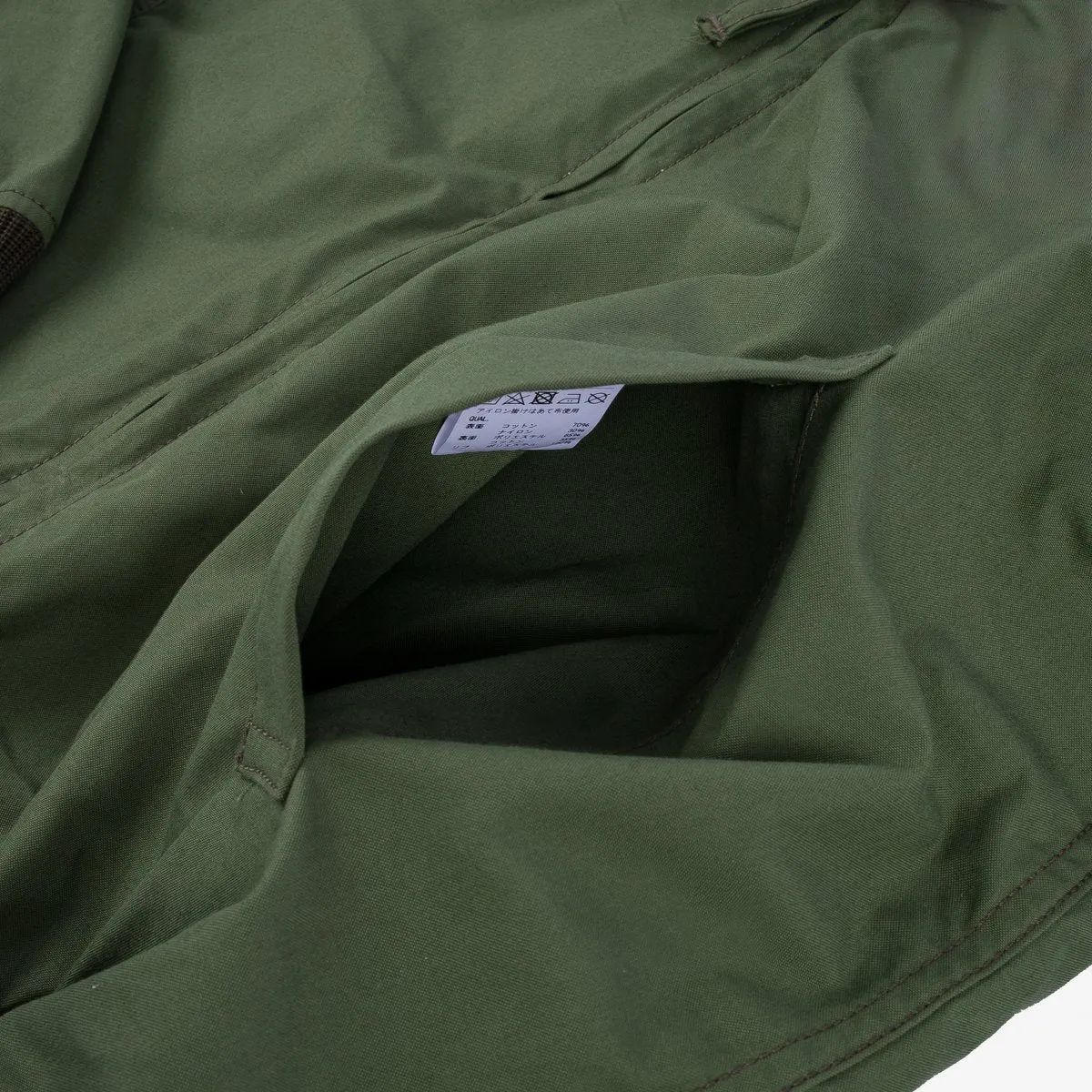 Iron Heart IHJ-130-OLV-NP Reversible Tanker Jacket - Olive (No Patch)