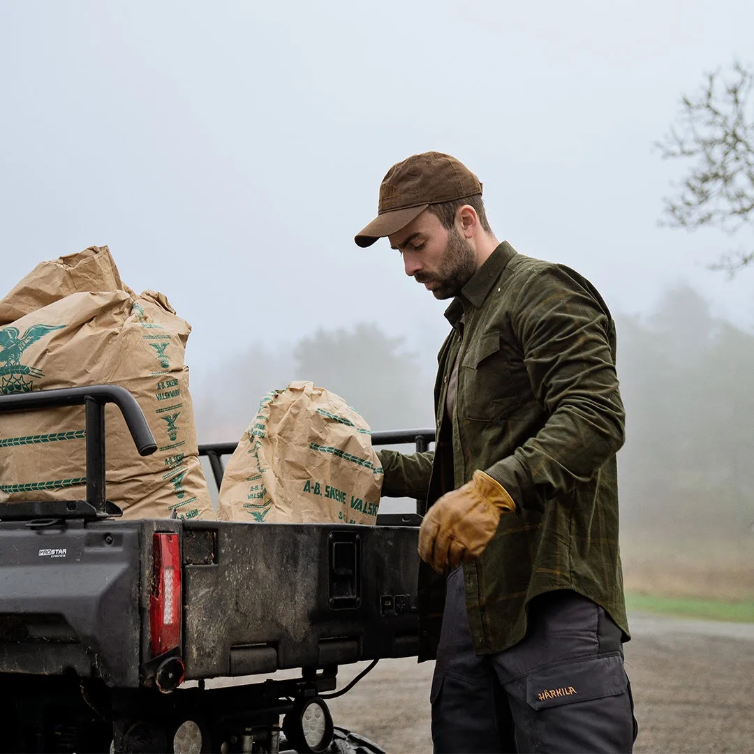 Kaldfjord Corduroy Check Shirt - Willow Green Check by Harkila