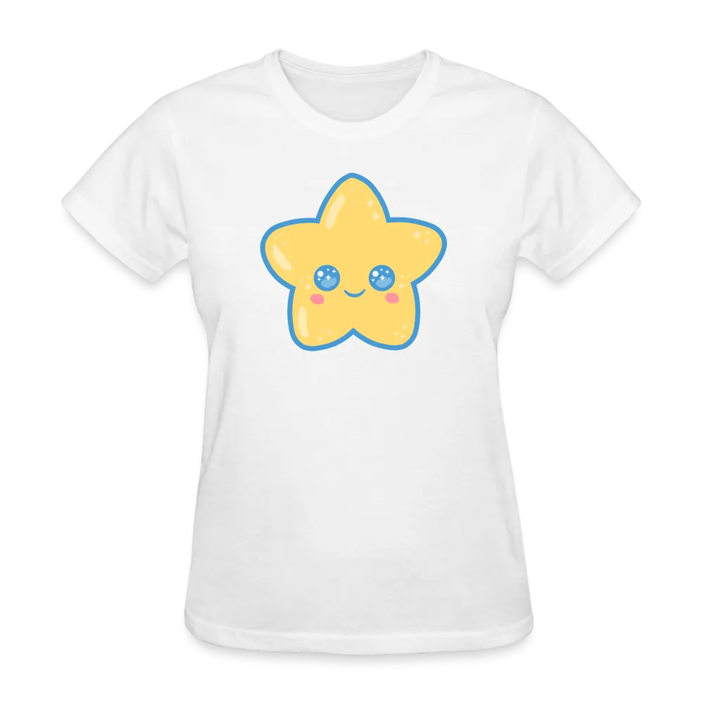 Kawaii Star Women's White T-Shirt