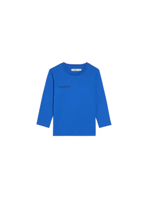 Kids' 365 Long Sleeve T-shirt—cobalt blue