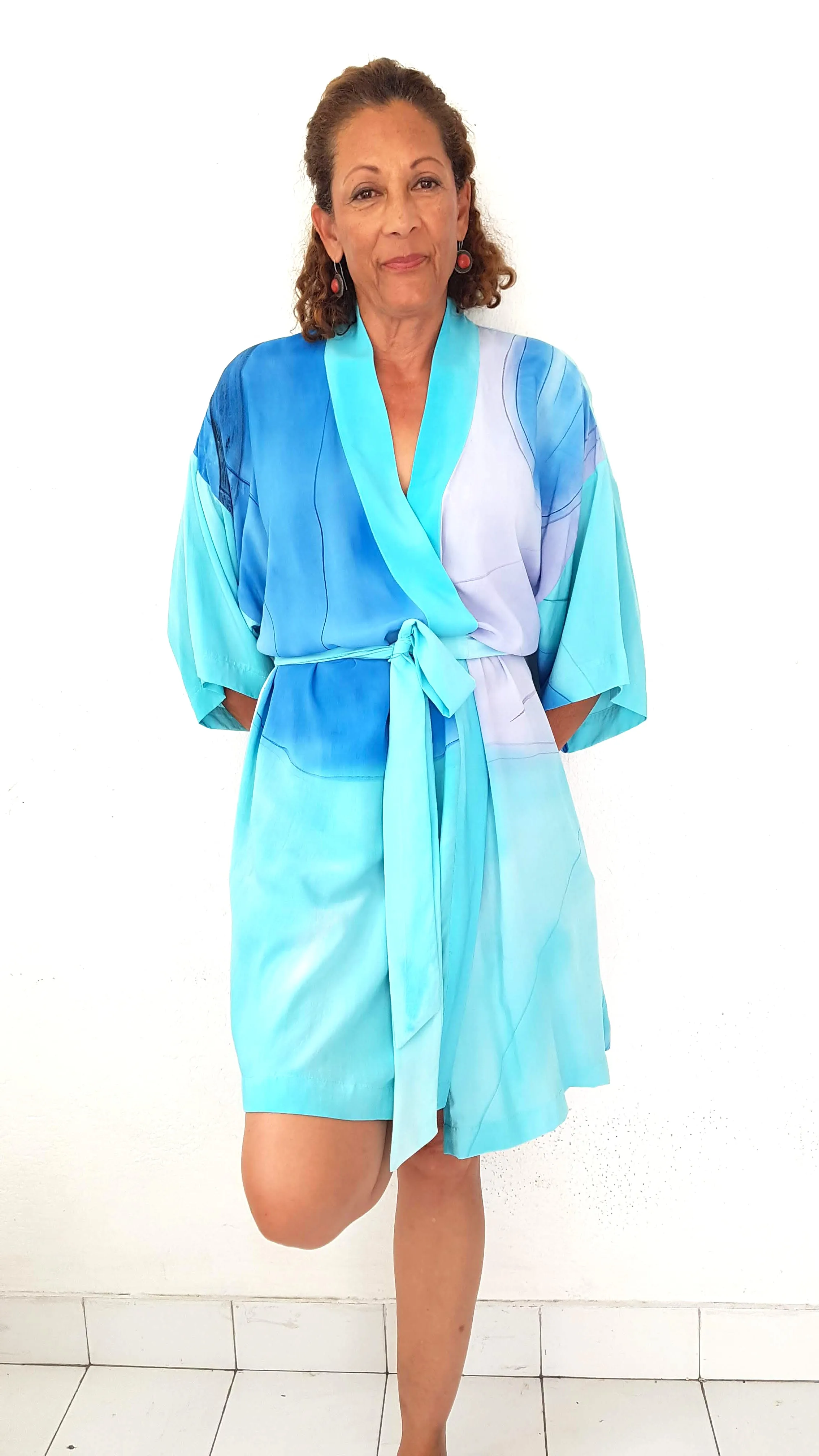 Kimono Robe | Sage Green