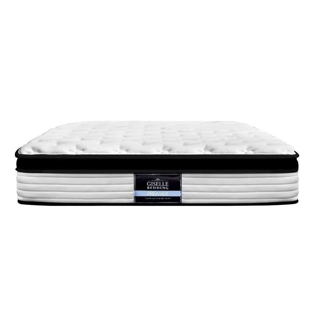 King Package | Avalon Bed Charcoal & Devon Euro Top Mattress (Medium)