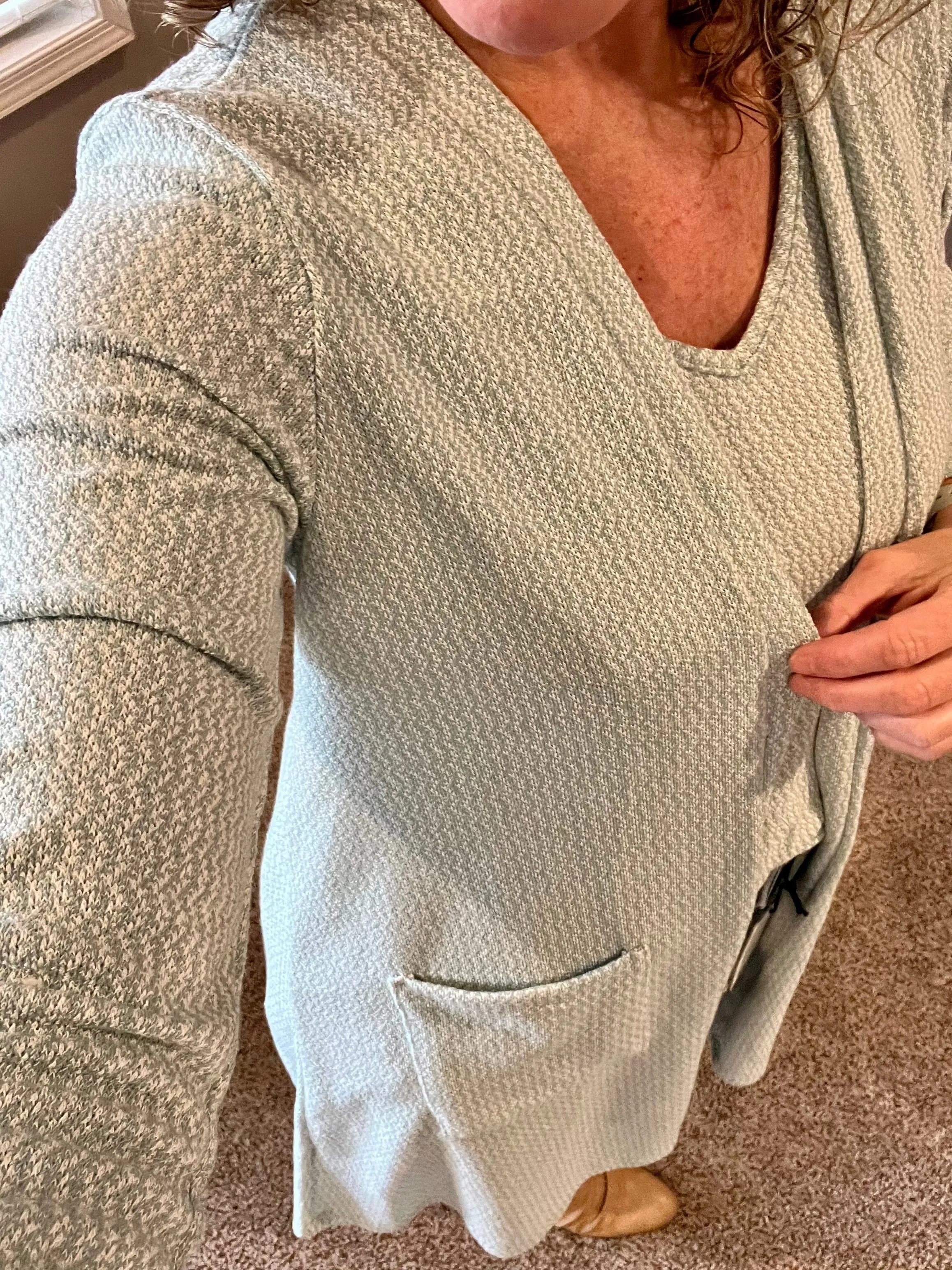 Knit sage Cardi