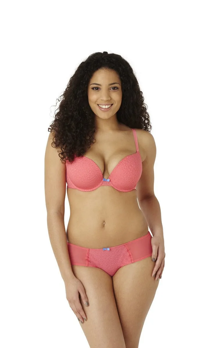 Koko Mode Coral Plunge T-Shirt Bra - Cleo by Panache