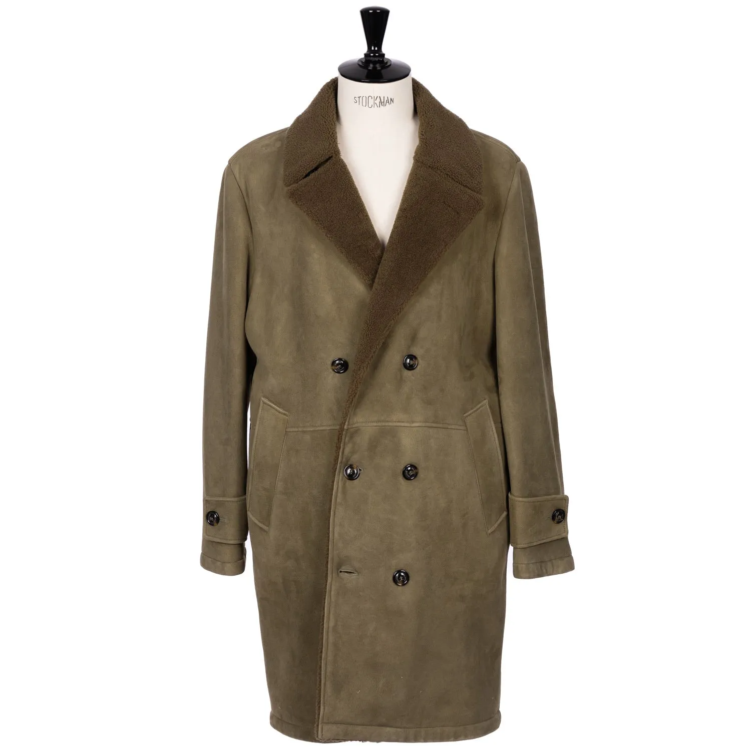 Ledermantel "Valstar Charles Coat" aus Lammleder - Curley-Lammfell