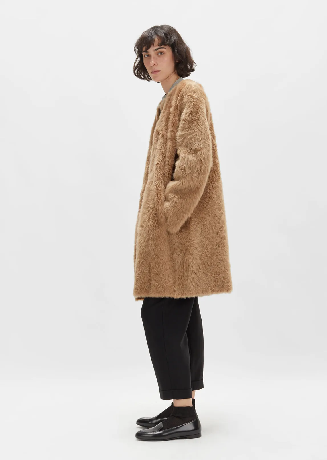 Long Shearling Coat