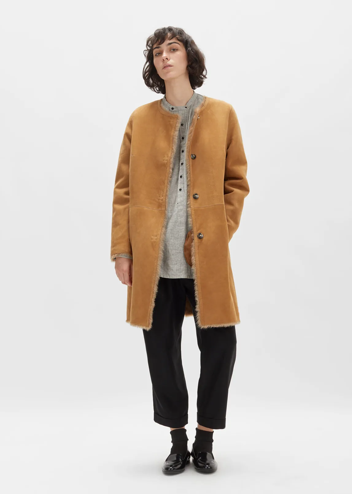 Long Shearling Coat