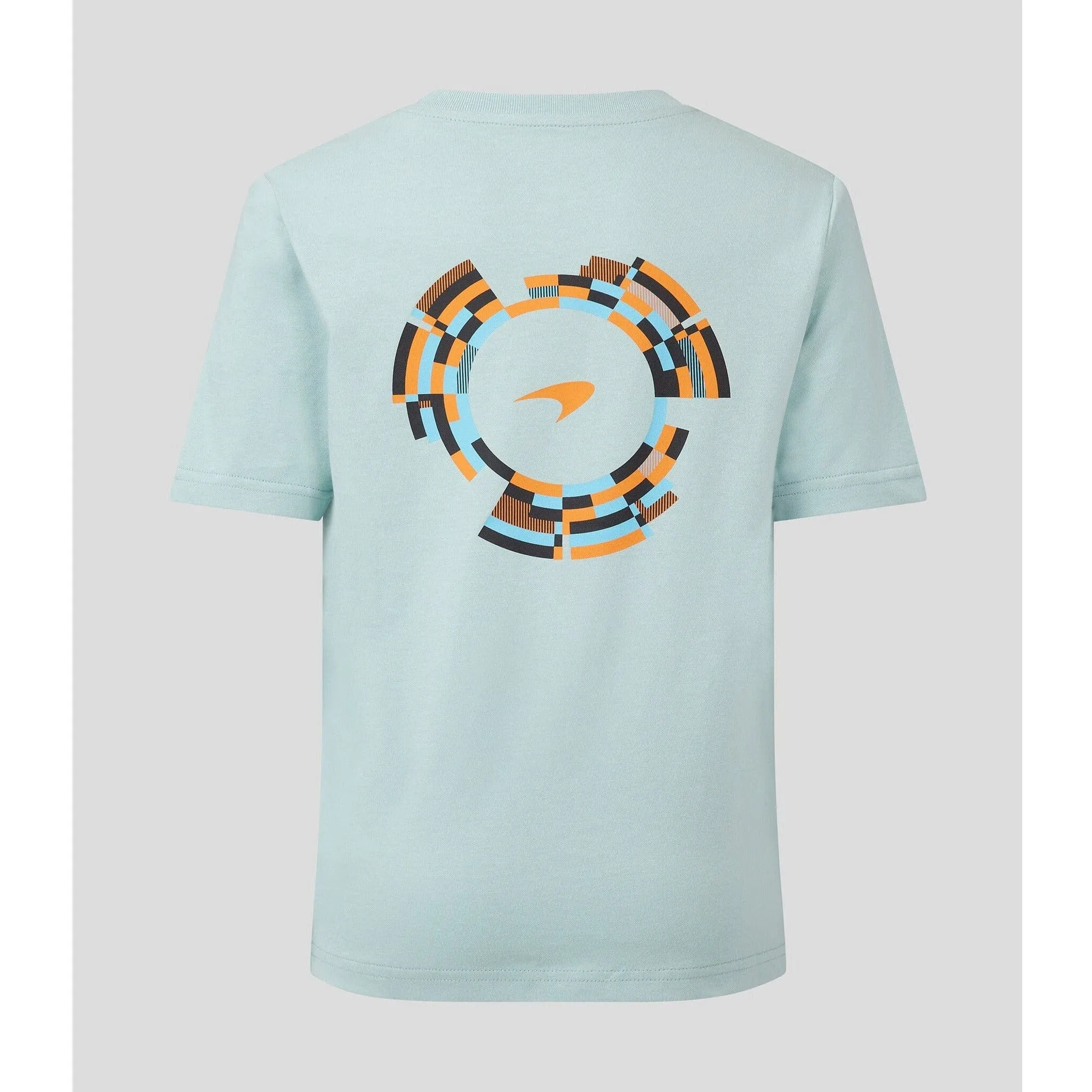 McLaren F1 Kid's Dynamic T-Shirt - Cloud Blue/Papaya