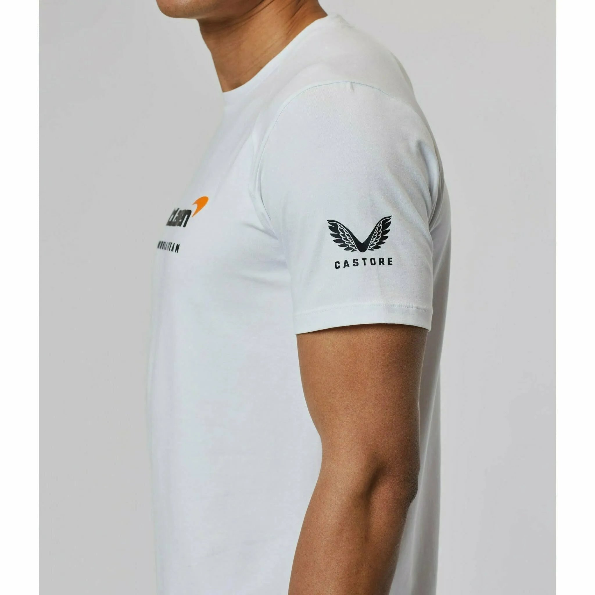 McLaren F1 Men's Lifestyle T-Shirt- Black/Dark Gray/Light Gray/Papaya/Blue/White