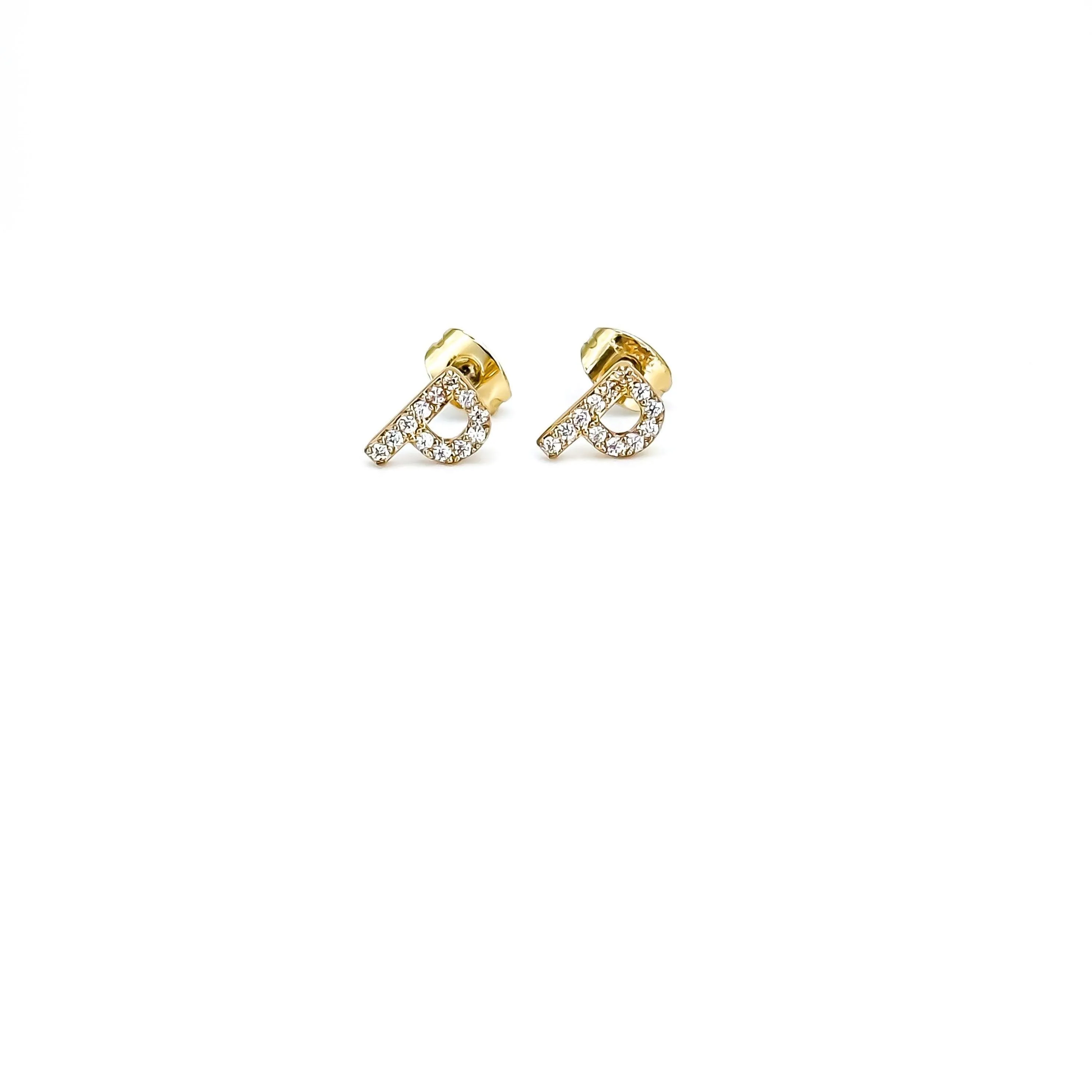 Meyer Initial Stud Earring