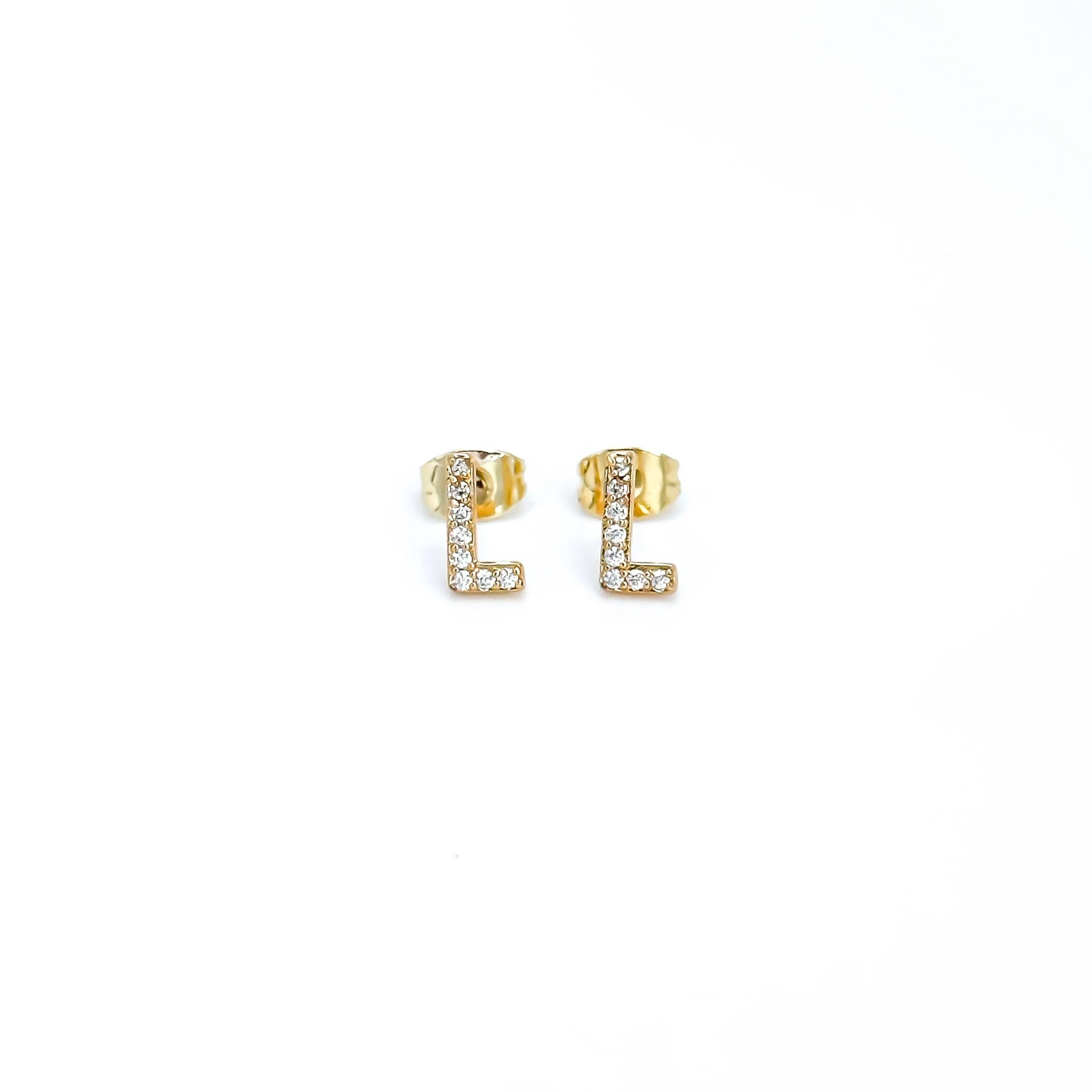 Meyer Initial Stud Earring