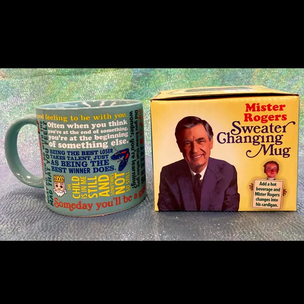 Mister Rogers Sweater Changing Ceramic Mug