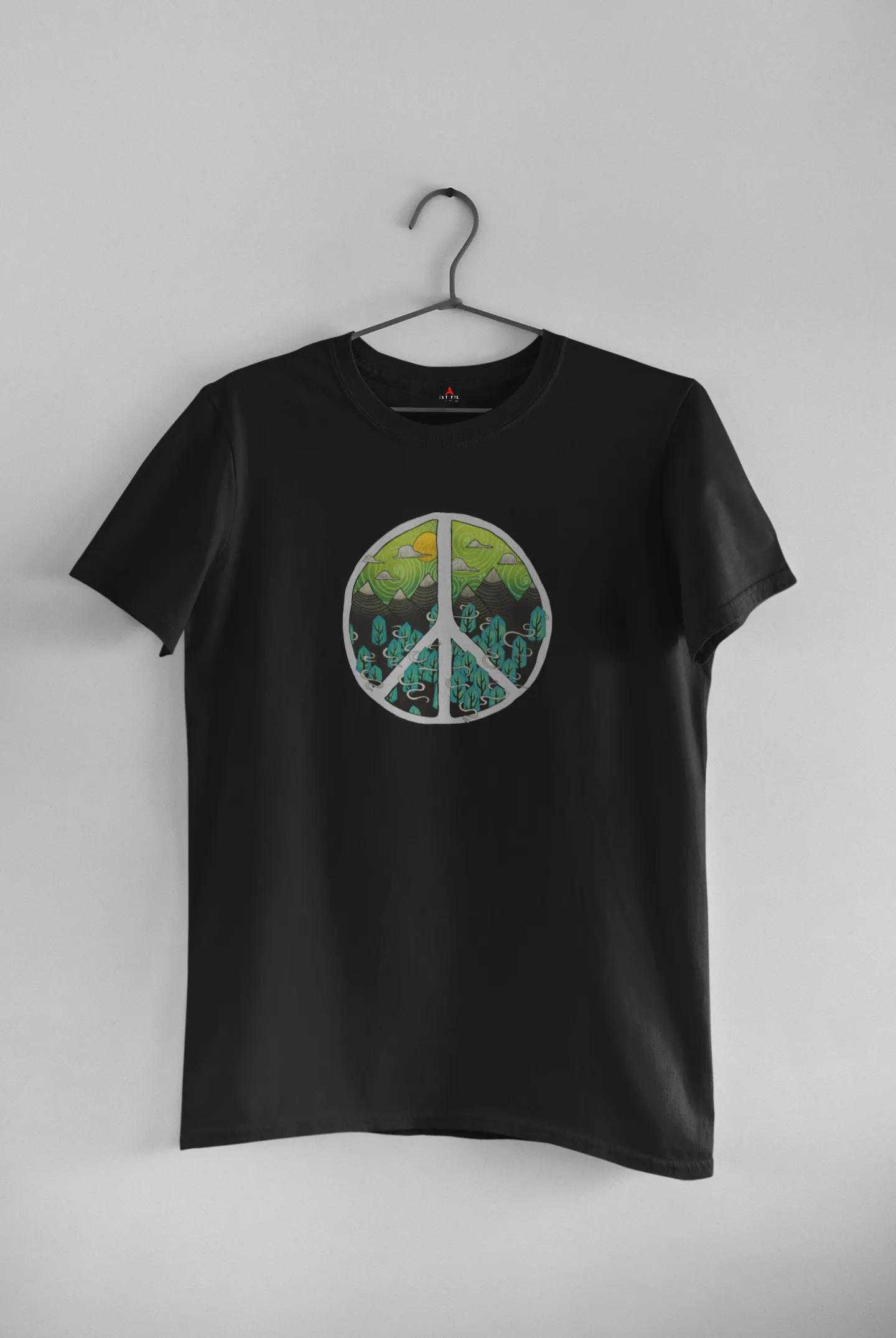 NATURAL PEACE : HALF SLEEVE T-SHIRT