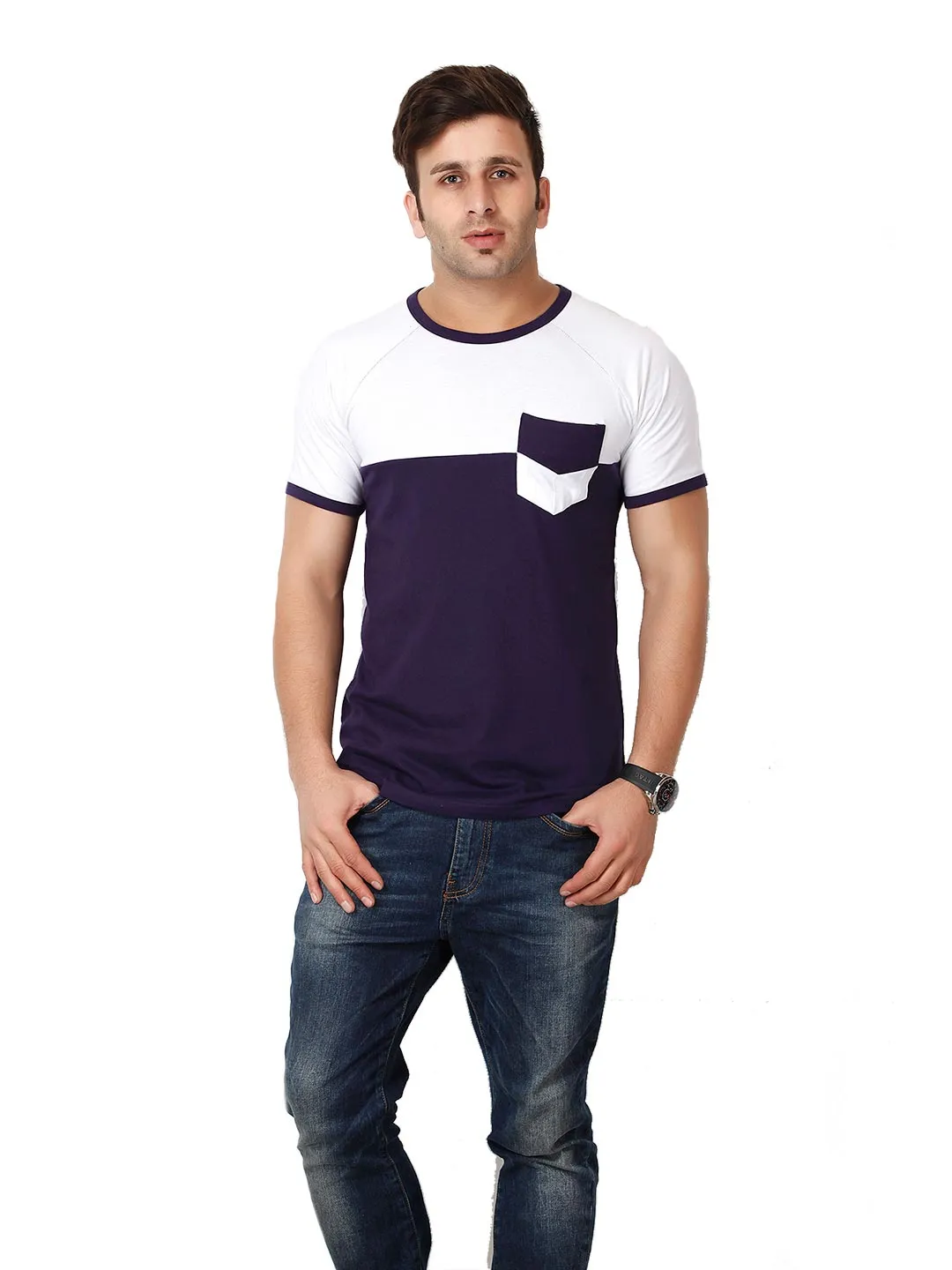 Navy Round Neck T-Shirt