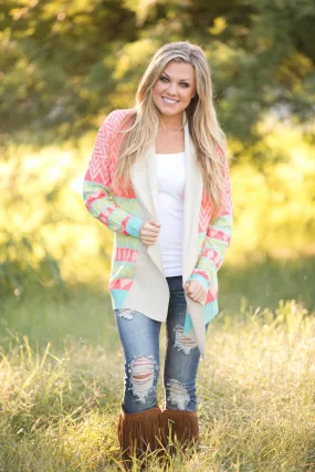 Neon Lights Cardigan - Coming Back in November