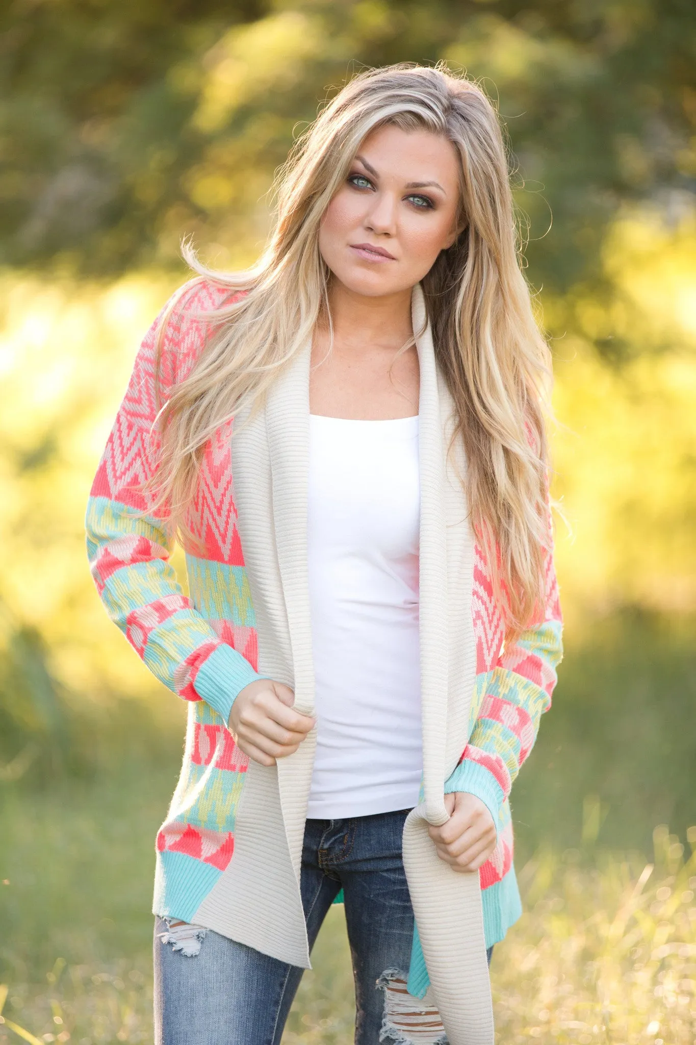 Neon Lights Cardigan - Coming Back in November