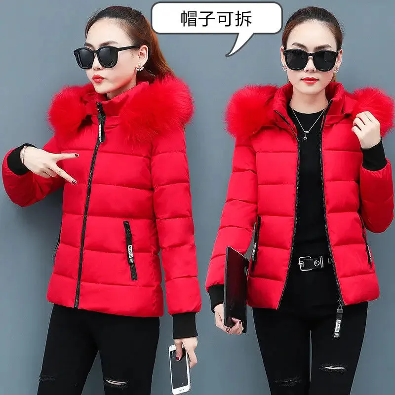 New Winter  Coat Thicken Female Jacket Warm Cotton RJ