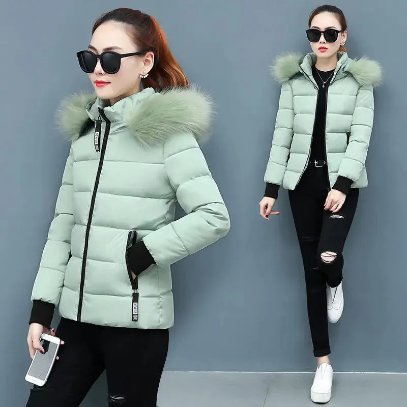 New Winter  Coat Thicken Female Jacket Warm Cotton RJ