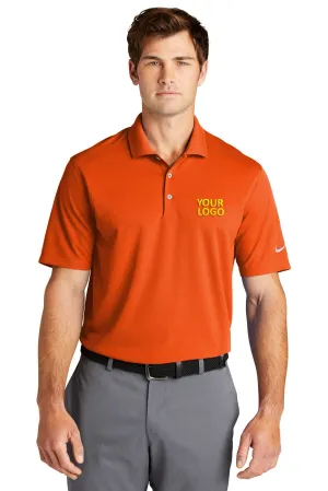 Nike Dri-FIT Micro Pique Customized Polos, Brilliant Orange