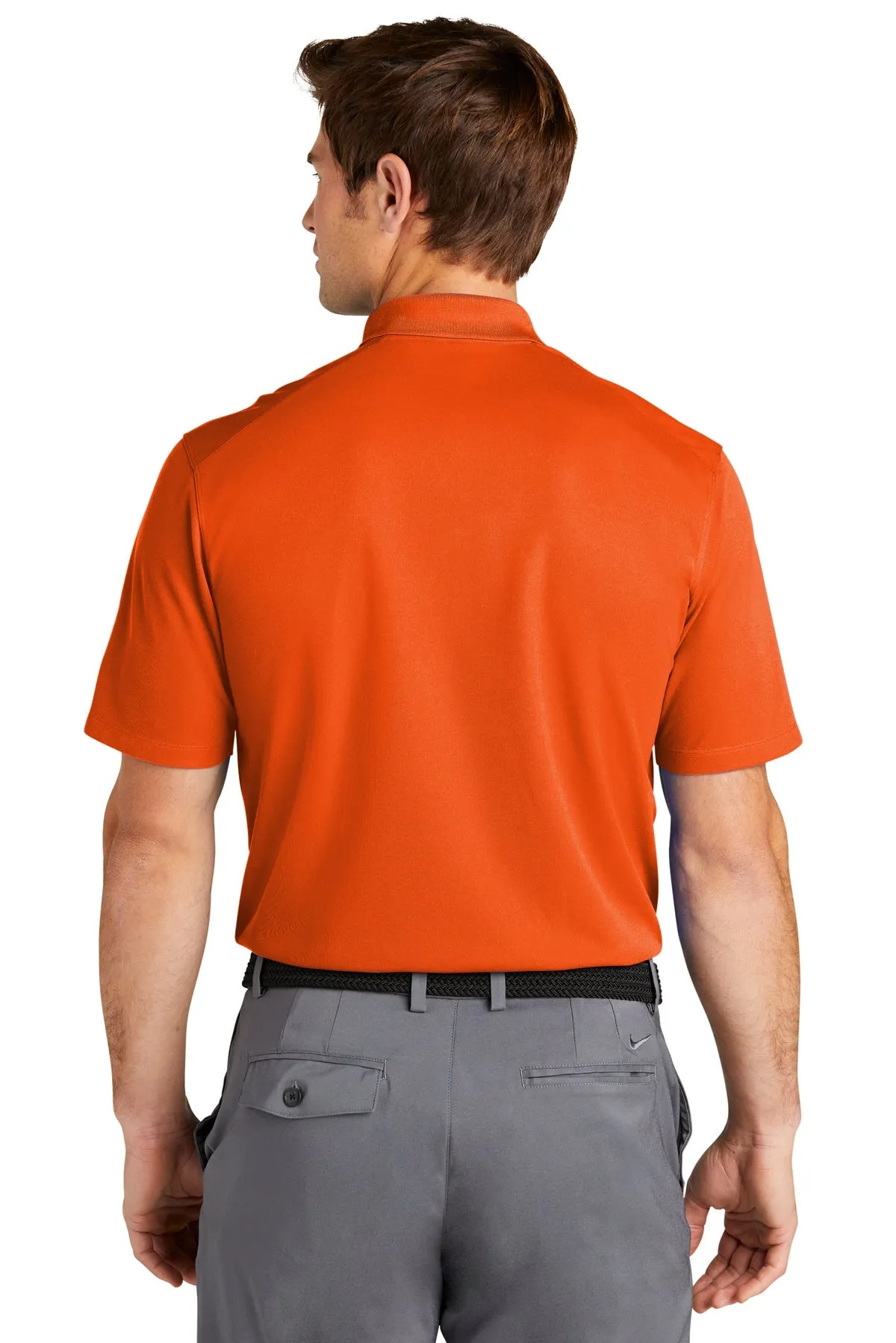 Nike Dri-FIT Micro Pique Customized Polos, Brilliant Orange