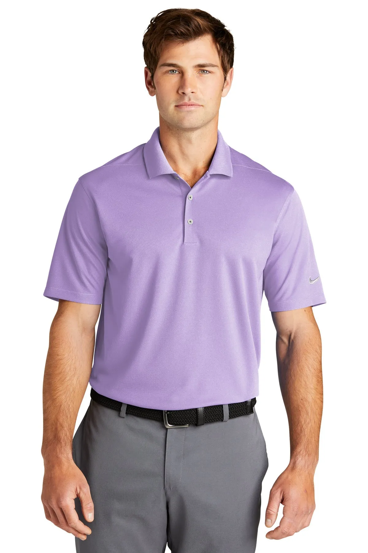 Nike Dri-FIT Micro Pique Customized Polos, Urban Lilac