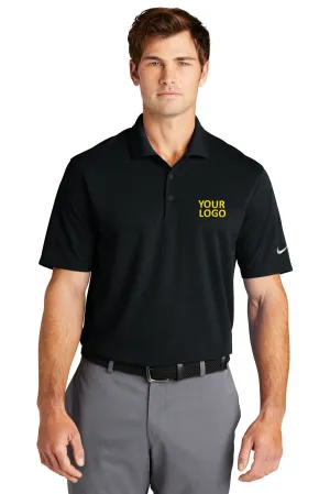 Nike Dri-FIT Micro Pique Customized Tall Polos, Black