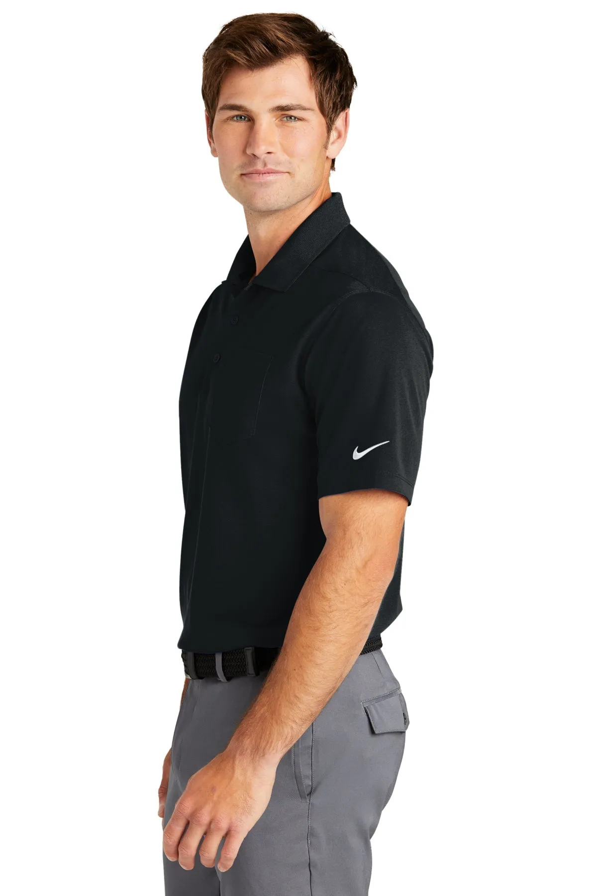 Nike Dri-FIT Pocket Polo, Black [Anheuser Busch (Budweiser)]