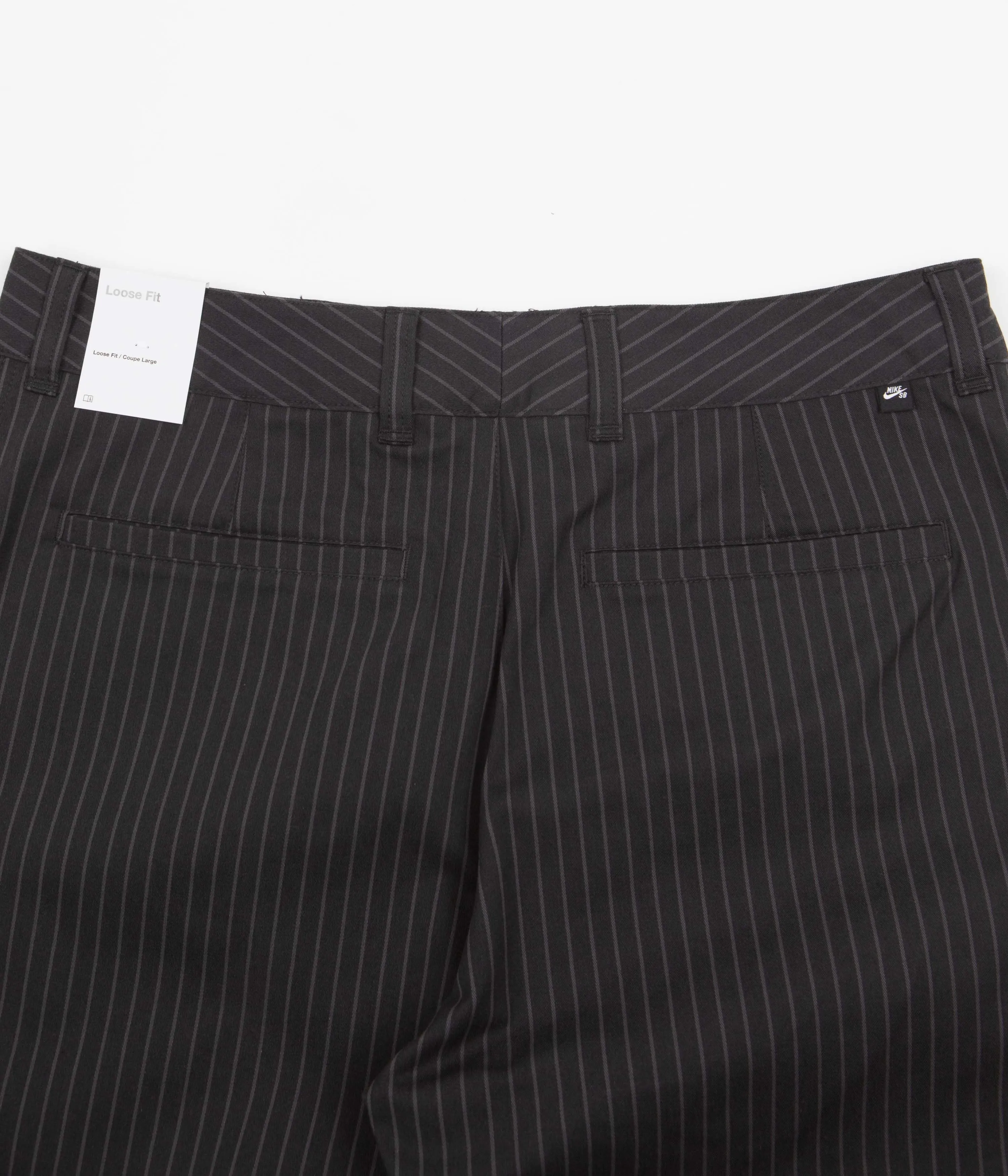 Nike SB Dri-FIT Pinstripe Chino Pants - Black