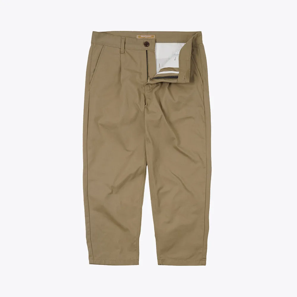 OG HAWORTH ONE TUCK PANTS - BEIGE