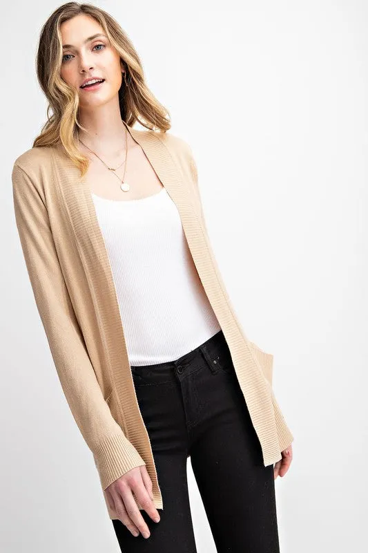 Open Front Cardigan