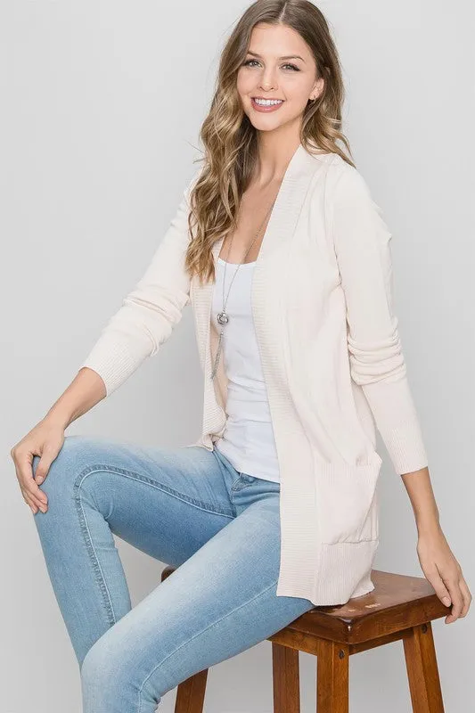 Open Front Cardigan