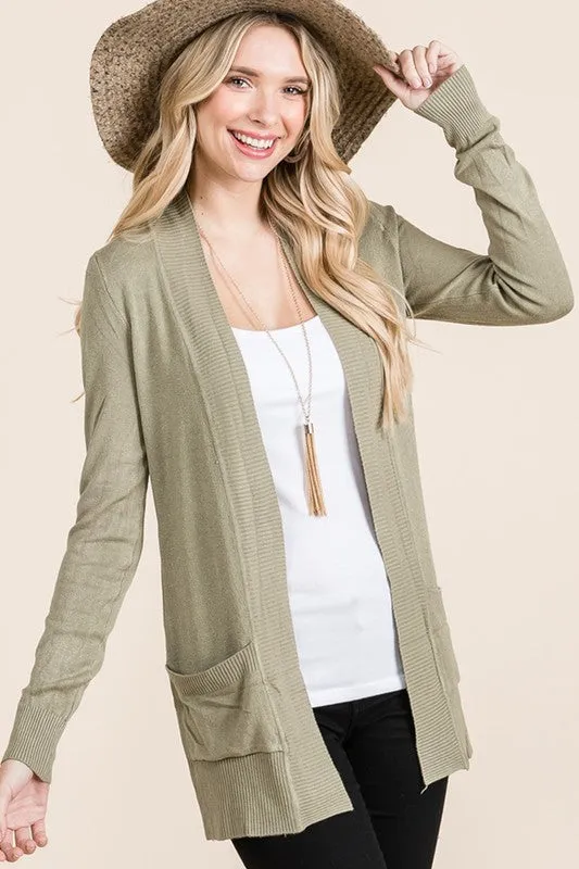 Open Front Cardigan