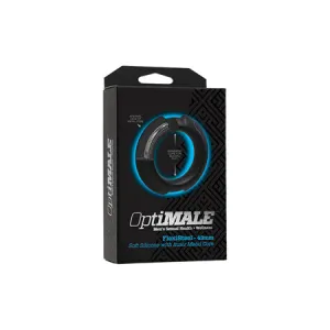 OptiMale FlexiSteel Cock Ring - 43mm Black