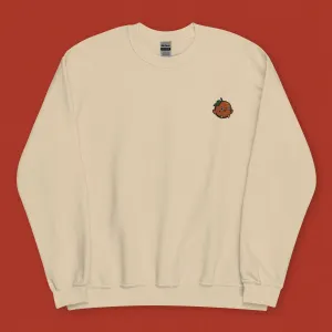 Orange Chicken Embroidered Sweatshirt