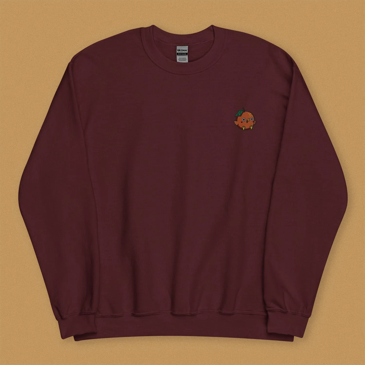 Orange Chicken Embroidered Sweatshirt