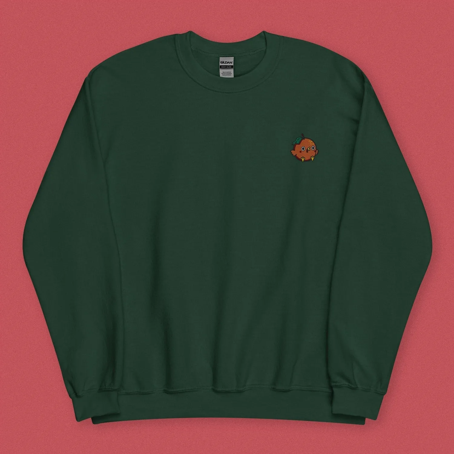 Orange Chicken Embroidered Sweatshirt