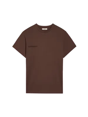 Organic Cotton T-shirt with C-FIBER™ AW22—chestnut brown