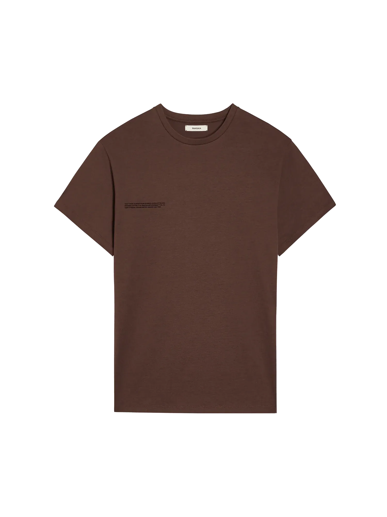 Organic Cotton T-shirt with C-FIBER™ AW22—chestnut brown