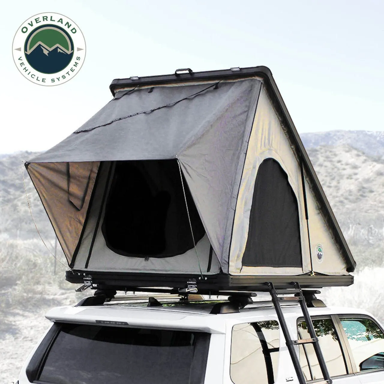 Overland Vehicle Systems TMON Aluminum Clamshell Hard Shell Roof top Tent 2 Person - Recon Recovery