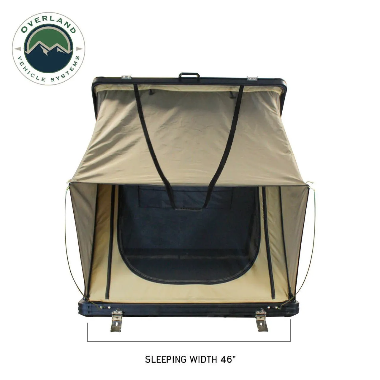 Overland Vehicle Systems TMON Aluminum Clamshell Hard Shell Roof top Tent 2 Person - Recon Recovery