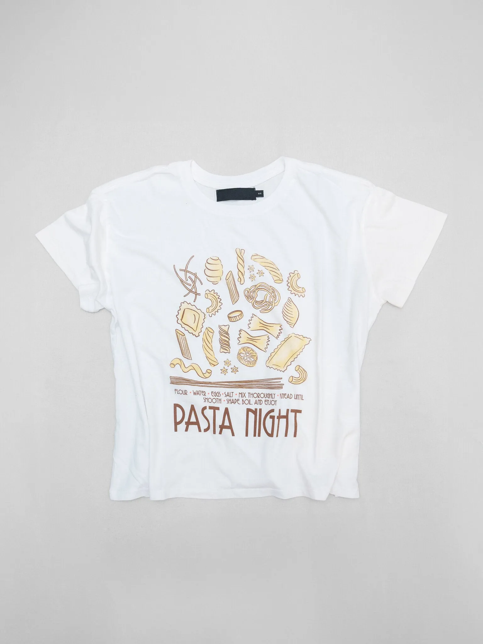 Pasta Night Tee - White